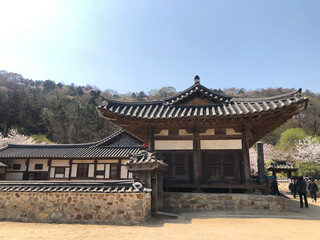 Fototapeta premium Korean traditional architectural scenery photos