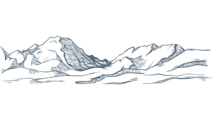 mountain vector