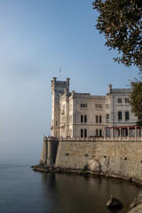 Fototapeta na wymiar Castello di Miramare, città di Trieste, Friuli Venezia Giulia