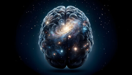Naklejka na ściany i meble The human brain is filled with an enormous amount of knowledge.