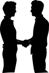 two men shaking hands