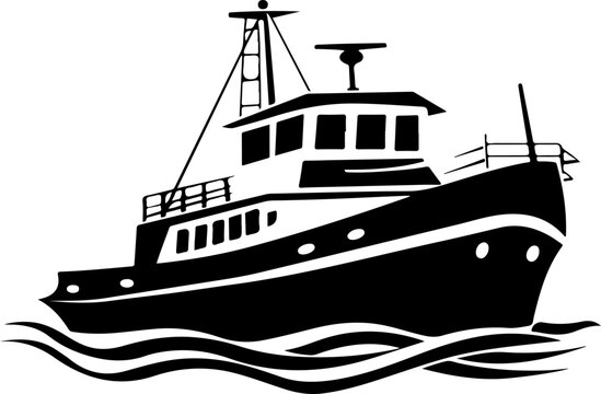 recommend clip art: silhouette of a boat
