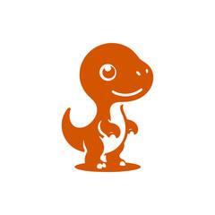 cute dino logo