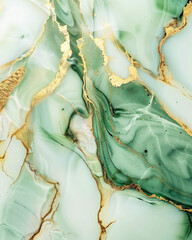 Obraz premium Abstract Sage Green Marble Texture Background