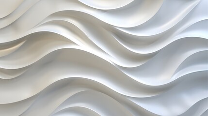 Obraz premium Elegant 3D Seamless Wave Patterns for Sophisticated Wall Decor