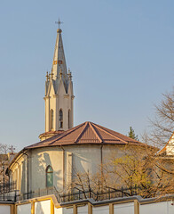 Church of Saint Anthony at Spring Day in Craiova Romania