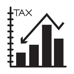 tax day statistics icon