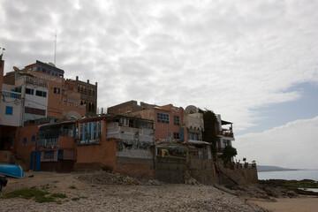 Morocco Agadir city view on a cloudy spring day