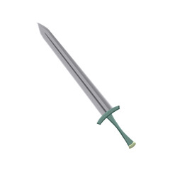 sword isolated on white background