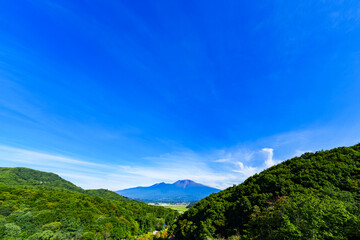 浅間山　南側　南斜面　活火山　【 軽井沢 の 観光名所 】