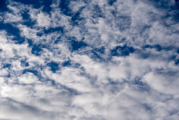 pattern blue day sky with white clouds