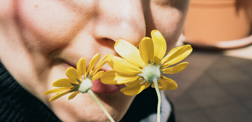 Obraz na płótnie Canvas Allergia al polline