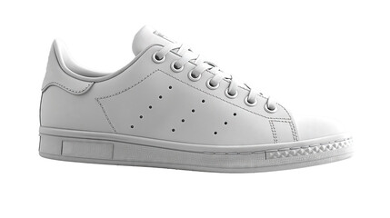 white shoes floating in air. transparent background.
