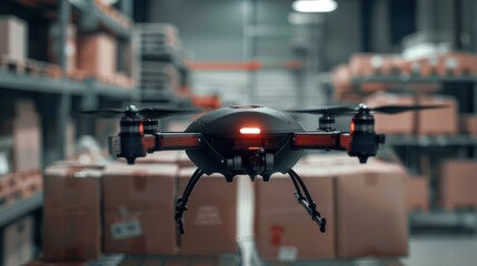 Obraz premium Drone transport expands delivery options for online retailers, offering same-day or next-day delivery services