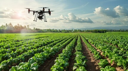 farmers professionals use technology tools and machines for produce and monitor agricultural