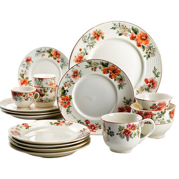 falower crockery set
