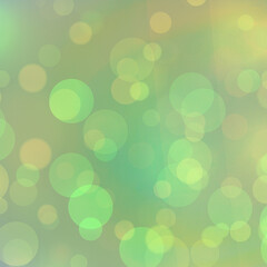 Green bokeh background banner for Party, greetings, poster, ad, events, and various design works