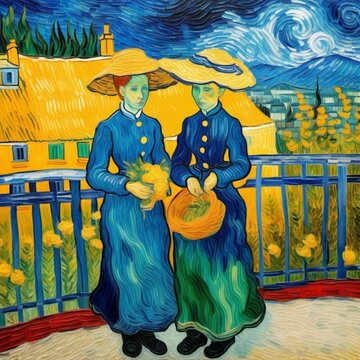 Sisters on the Veranda