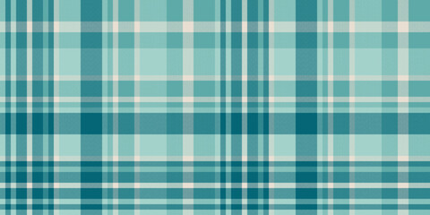 Stylish background tartan fabric, halftone pattern plaid check. Hounds seamless textile texture vector in light and teal colors.