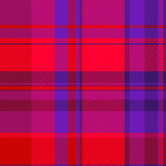Plaid texture vector of textile pattern background with a check tartan seamless fabric.