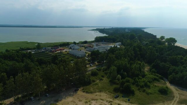 Lake Jamno Beautiful Landscape Mielno Krajobraz Aerial View Poland