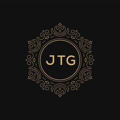 JTG  logo design template vector. JTG Business abstract connection vector logo. JTG icon circle logotype.

