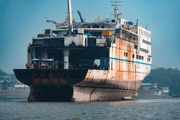 Ship breaking yard in Bangladesh Chittagong