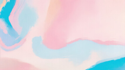 Pink, Sky blue, and Brown colors Strokes of bright painting Beautiful background