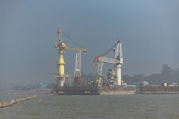 Ship breaking yard in Bangladesh Chittagong