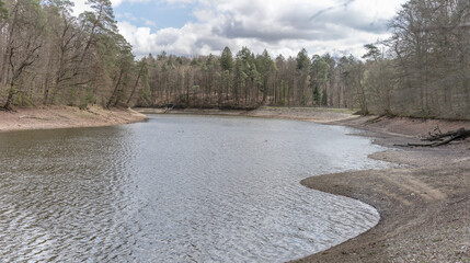 lake in woods at public park, Stuttgart
