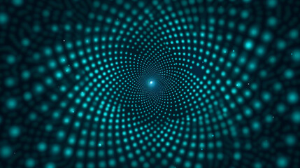 Blue Abstract Digital Dot Technology Background