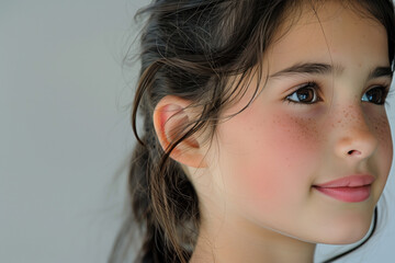 Photo of a Beautiful Cute Teenage Girl, Generative AI