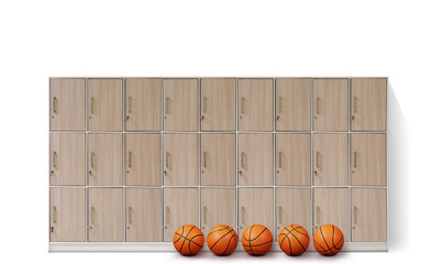 Basketball ball  locker PNG transparent