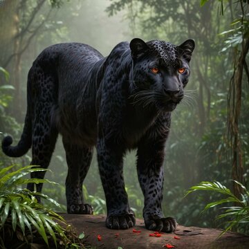 Panther in the Jungle