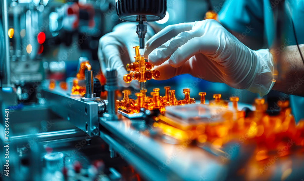Poster precision and innovation in healthcare: expert handling advanced medical device prototyping with 3d 