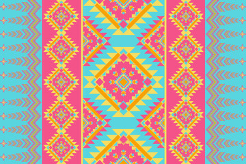 Traditional ethnic, geometric, ethnic,culture,ikat, fabric pattern for textiles,rugs,wallpaper,clothing,sarong,batik,wrap,embroidery,print,background, illustration, ikat