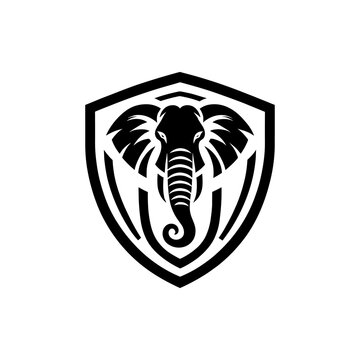 Elephant head logo