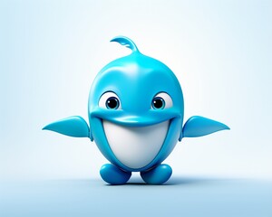 Experience the charm of a dolphin its presence in the water colored with pastel serenity a celebration of marine beauty prismatic highlights rpg maker character design adventurecore