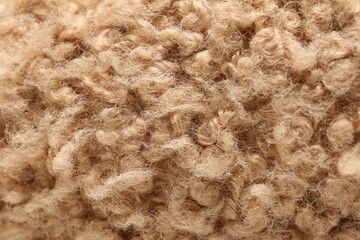 Texture of faux fur as background, closeup