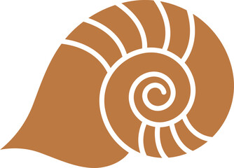 Retro Seashell Icon
