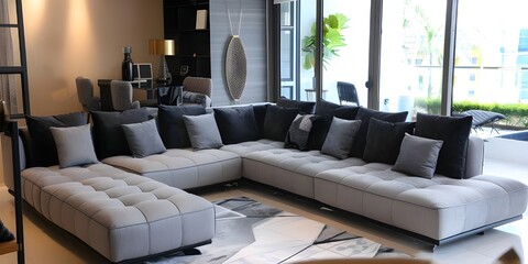 Modern Living Room with Sofa






