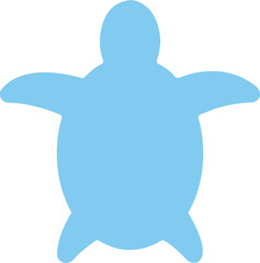 Sea turtle clip art design on plain white transparent isolated background for card, shirt, hoodie, sweatshirt, apparel, tag, mug, icon, poster or badge