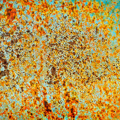 Rusted Metal Cracked Texture of Old Paint Steel Surface