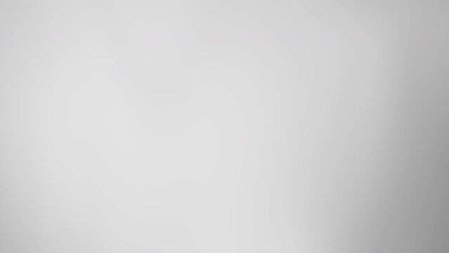 Abstract clean white grey blurred wave for elegant business corporate presentation background. Luxury particle light glitter smooth motion digital technology video.