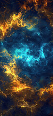 Fototapeta na wymiar Vibrant Cosmic Universe Background., Amazing and simple wallpaper, for mobile