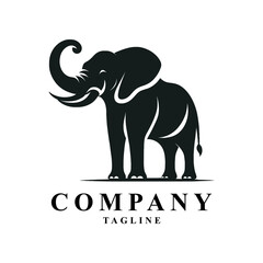 minimalist elephant logo