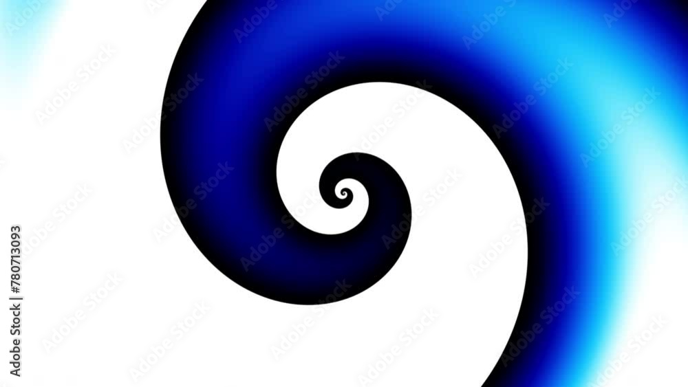Poster Endless abstract spiral. Seamless looping footage 4k. Abstract loop background