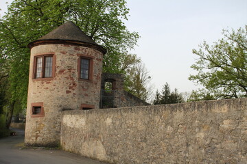 Fototapeta premium Stadtmauer Veitshöchheim