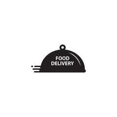 Obraz premium food delivery icon online food shopping logo 