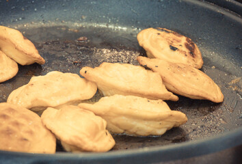 Grilled smoked sheep cheese. Traditional polish local food